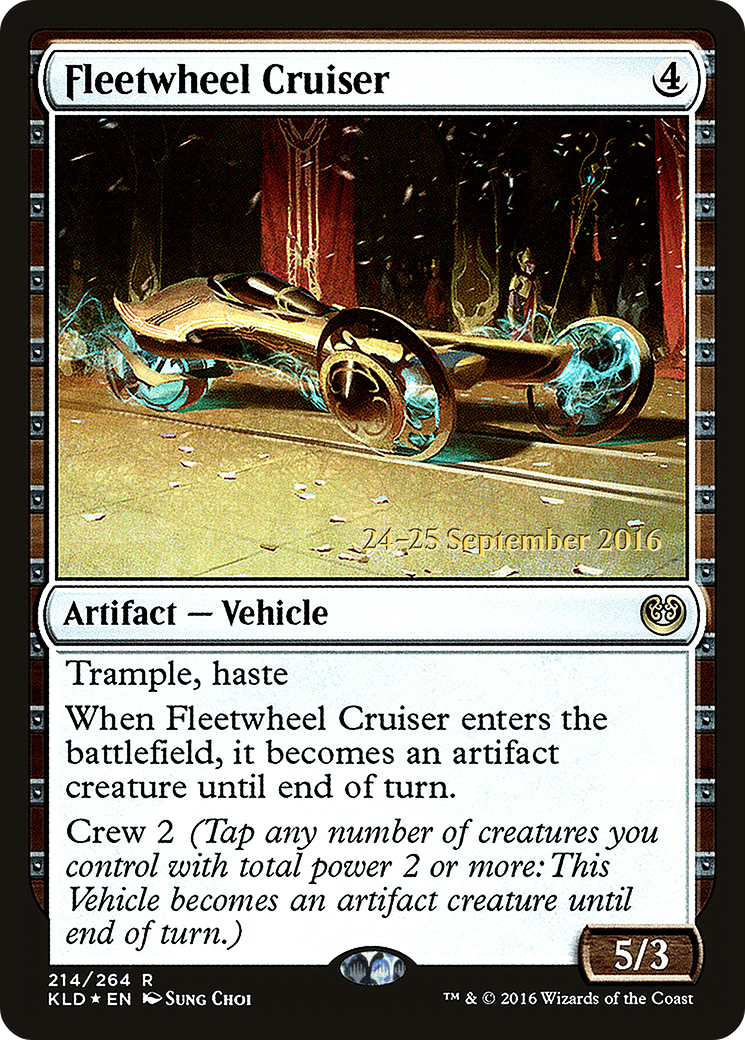 Fleetwheel Cruiser (PKLD-214S) - Kaladesh Promos Foil - Premium MTG Single from Wizards of the Coast - Just $14.58! Shop now at Game Crave Tournament Store