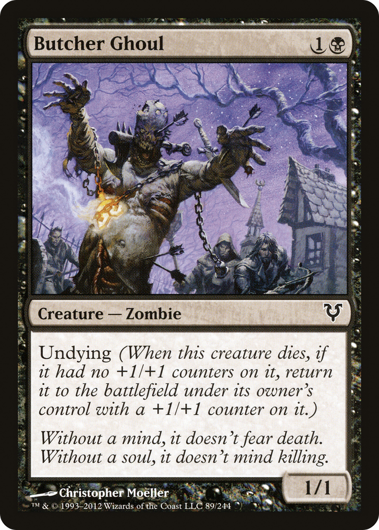 Butcher Ghoul (AVR-089) - Avacyn Restored - Premium MTG Single from Wizards of the Coast - Just $0.08! Shop now at Game Crave Tournament Store