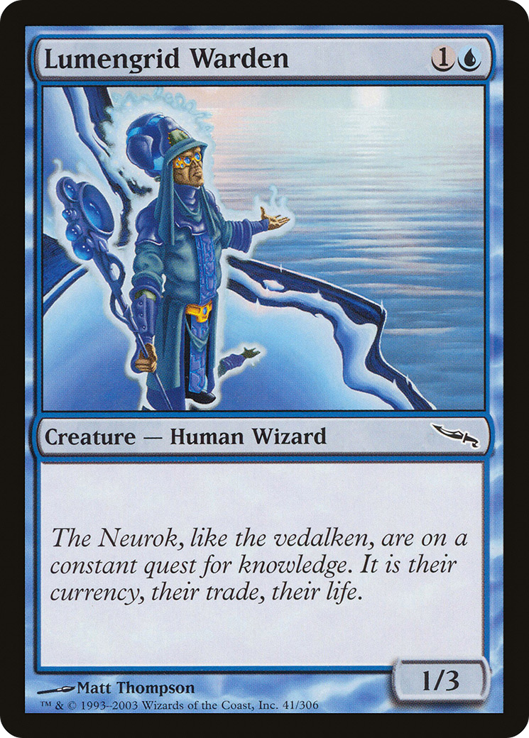 Lumengrid Warden (MRD-041) - Mirrodin - Premium MTG Single from Wizards of the Coast - Just $0.08! Shop now at Game Crave Tournament Store