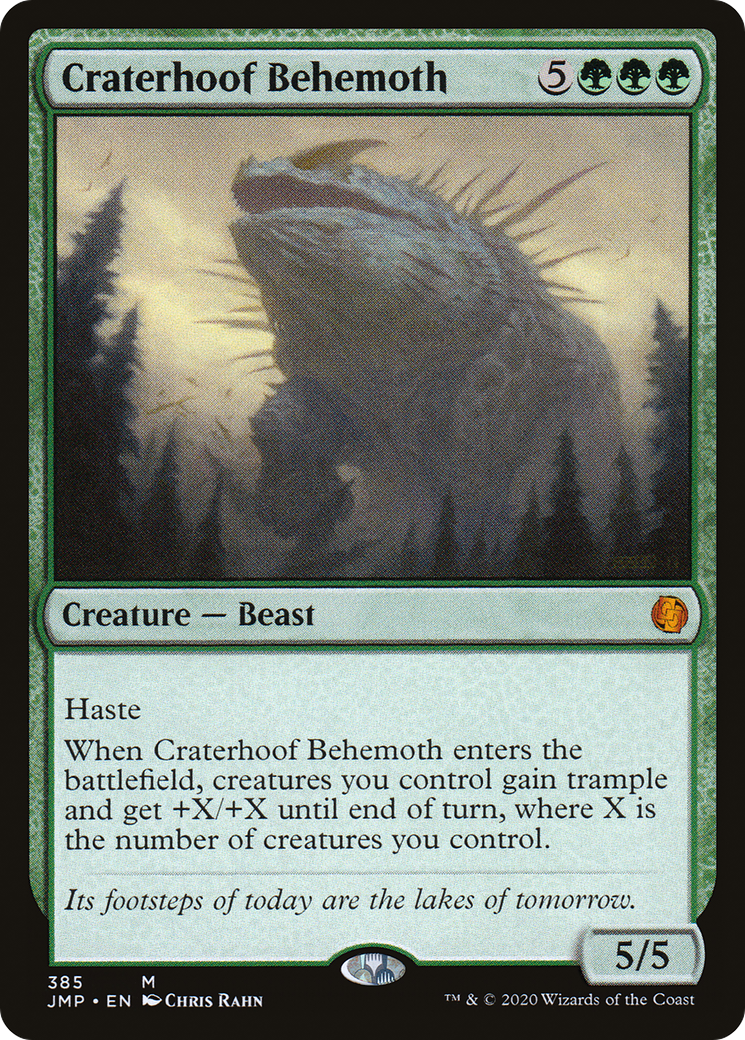 Craterhoof Behemoth (JMP-385) - Jumpstart - Premium MTG Single from Wizards of the Coast - Just $2.77! Shop now at Game Crave Tournament Store