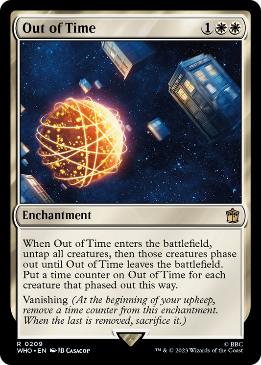 Out of Time (WHO-209) - Doctor Who - Premium MTG Single from Wizards of the Coast - Just $0.08! Shop now at Game Crave Tournament Store