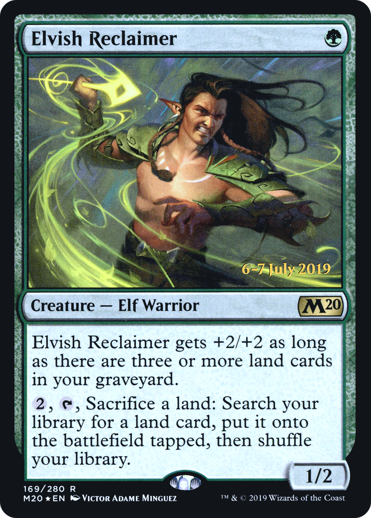 Elvish Reclaimer (PM20-169S) - Core Set 2020 Promos Foil - Premium MTG Single from Wizards of the Coast - Just $15.94! Shop now at Game Crave Tournament Store