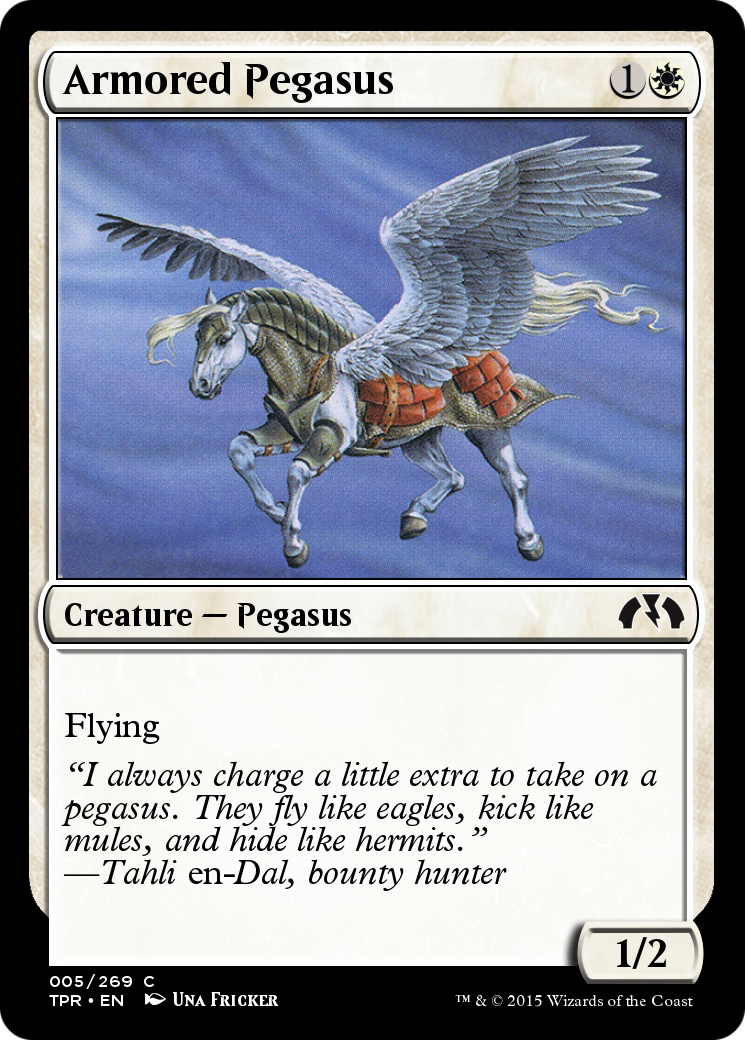 Armored Pegasus (TPR-005) - Tempest Remastered Foil - Premium MTG Single from Wizards of the Coast - Just $0! Shop now at Game Crave Tournament Store