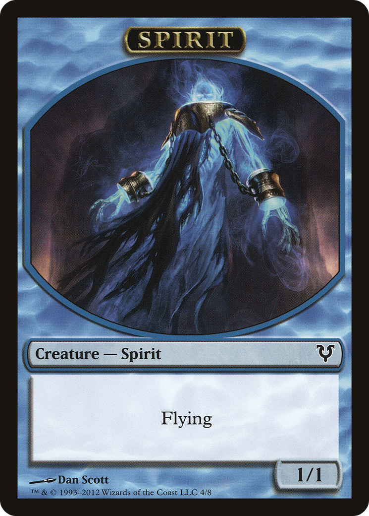 Spirit (TAVR-004) - Avacyn Restored Tokens - Premium MTG Single from Wizards of the Coast - Just $0.25! Shop now at Game Crave Tournament Store