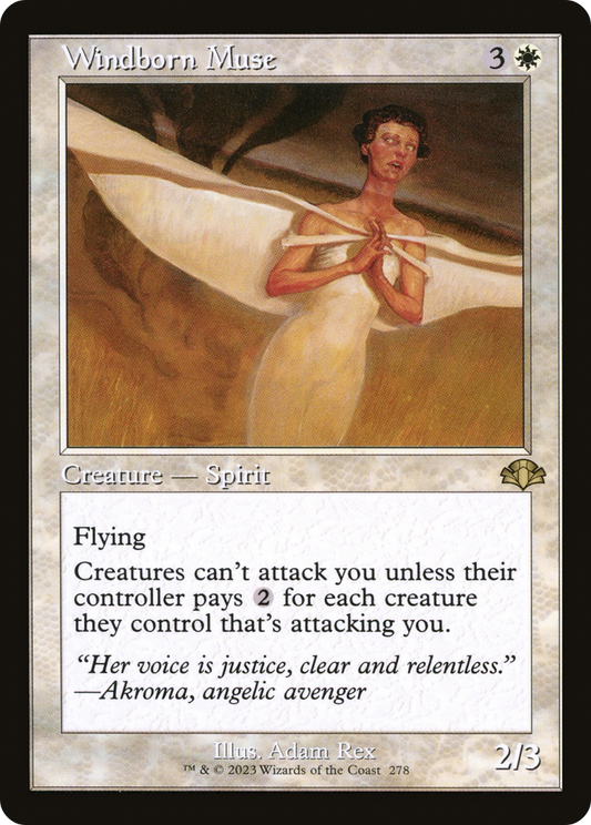 Windborn Muse (DMR-278) - Dominaria Remastered - Premium MTG Single from Wizards of the Coast - Just $0.08! Shop now at Game Crave Tournament Store