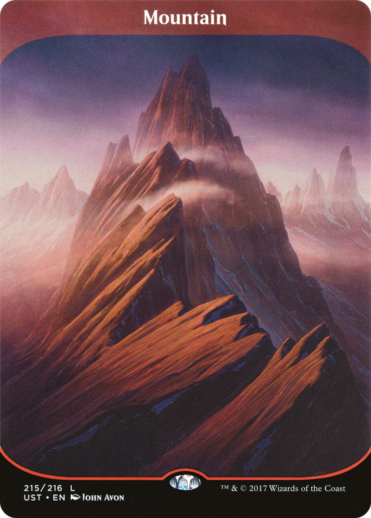 Mountain (UST-215) - Unstable (Borderless) Foil - Premium MTG Single from Wizards of the Coast - Just $15.53! Shop now at Game Crave Tournament Store