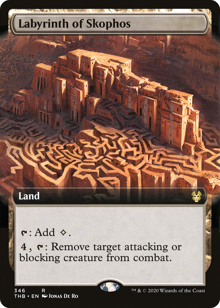 Labyrinth of Skophos (THB-346) - Theros Beyond Death: (Extended Art) - Premium MTG Single from Wizards of the Coast - Just $0.23! Shop now at Game Crave Tournament Store