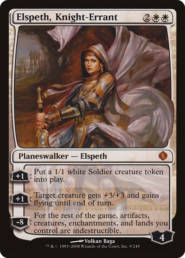 Elspeth, Knight-Errant (ALA-009) - Shards of Alara Foil - Premium MTG Single from Wizards of the Coast - Just $19.09! Shop now at Game Crave Tournament Store