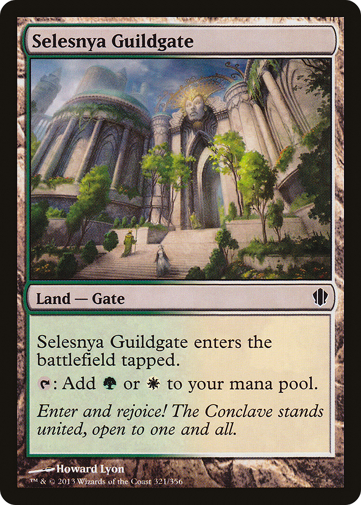 Selesnya Guildgate (C13-321) - Commander 2013 - Premium MTG Single from Wizards of the Coast - Just $0.08! Shop now at Game Crave Tournament Store