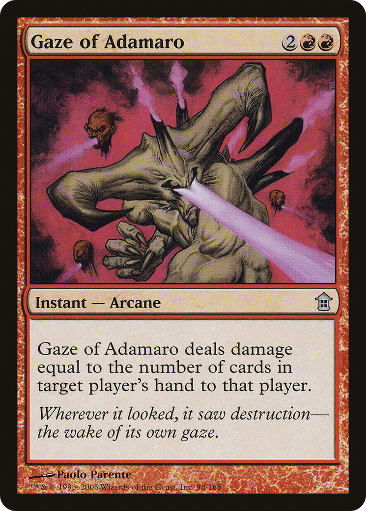 Gaze of Adamaro (SOK-098) - Saviors of Kamigawa - Premium MTG Single from Wizards of the Coast - Just $0.08! Shop now at Game Crave Tournament Store