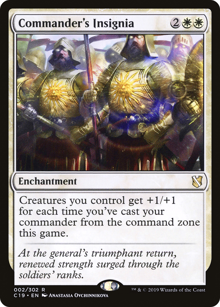 Commander's Insignia (C19-002) - Commander 2019 - Premium MTG Single from Wizards of the Coast - Just $0.08! Shop now at Game Crave Tournament Store