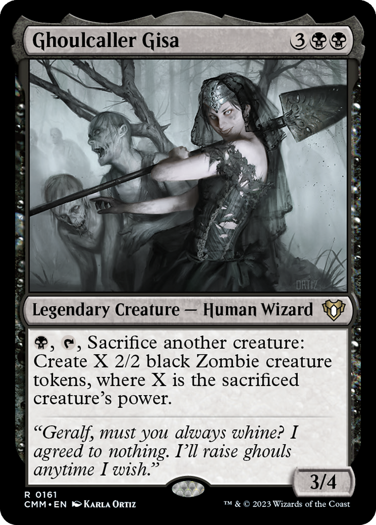 Ghoulcaller Gisa (CMM-161) - Commander Masters Foil - Premium MTG Single from Wizards of the Coast - Just $0.76! Shop now at Game Crave Tournament Store