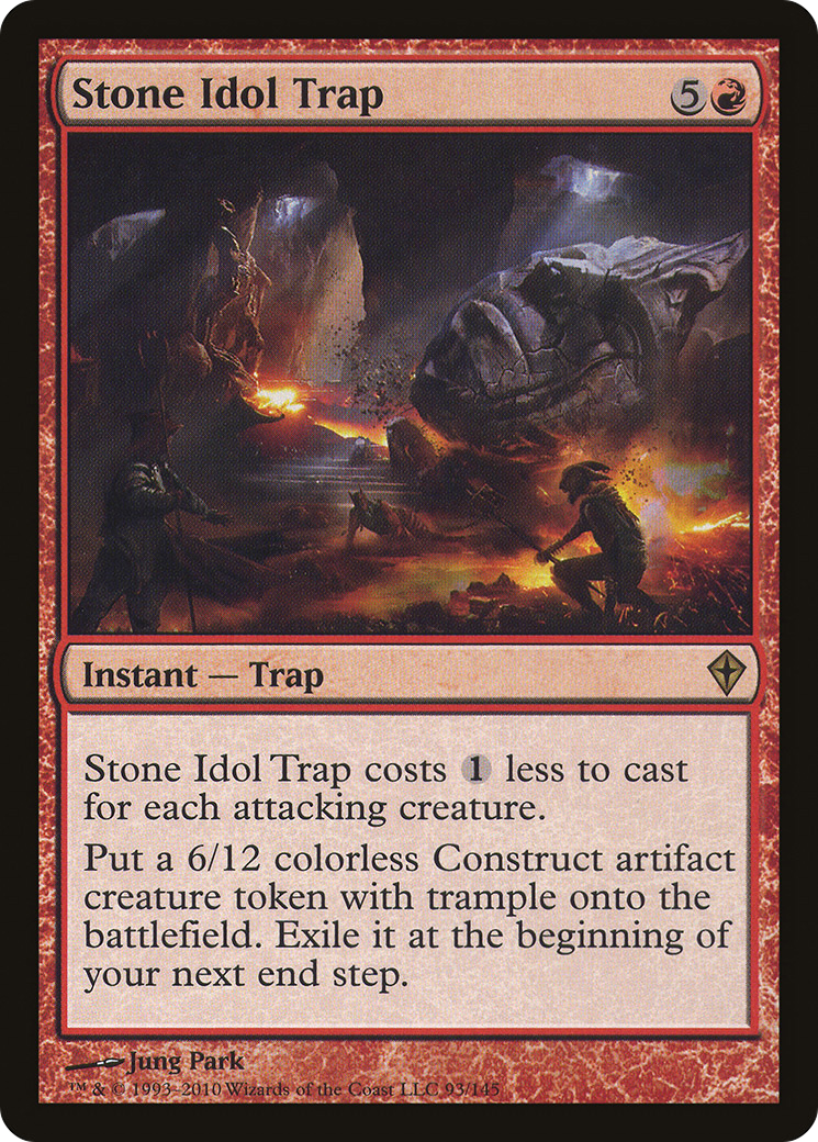 Stone Idol Trap (WWK-093) - Worldwake - Premium MTG Single from Wizards of the Coast - Just $0.08! Shop now at Game Crave Tournament Store