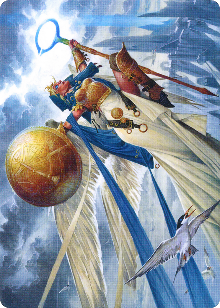 Linvala, Shield of Sea Gate // Linvala, Shield of Sea Gate (AZNR-077) - Zendikar Rising Art Series (Borderless) Foil - Premium MTG Single from Wizards of the Coast - Just $0! Shop now at Game Crave Tournament Store