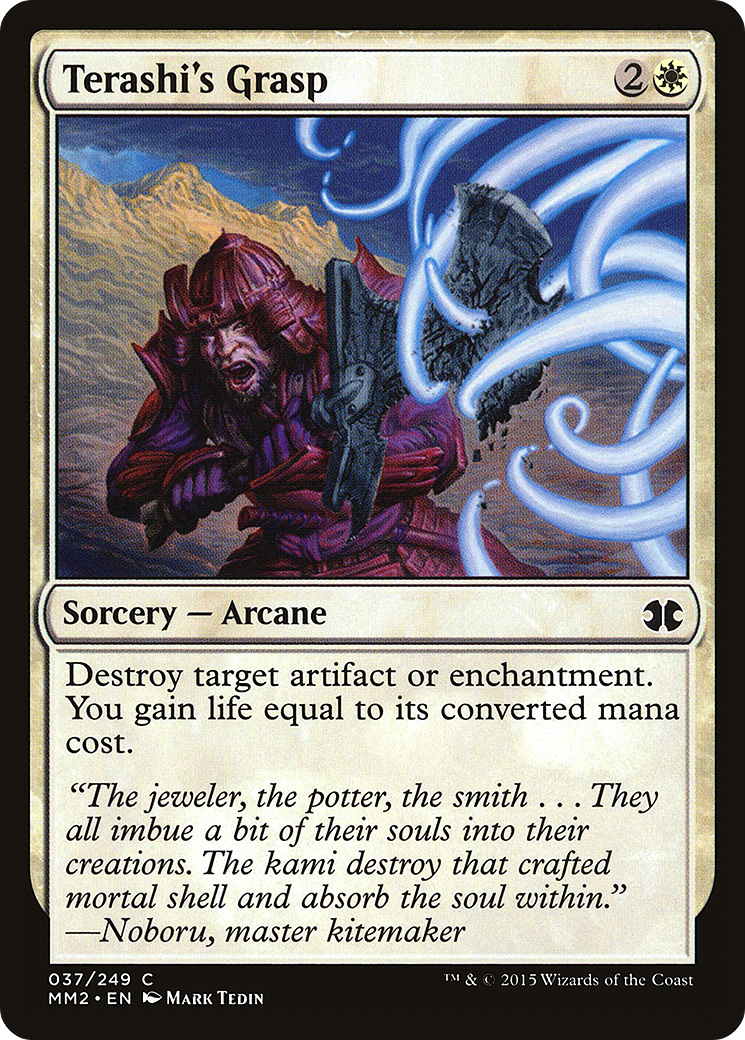 Terashi's Grasp (MM2-037) - Modern Masters 2015 Foil - Premium MTG Single from Wizards of the Coast - Just $0.25! Shop now at Game Crave Tournament Store