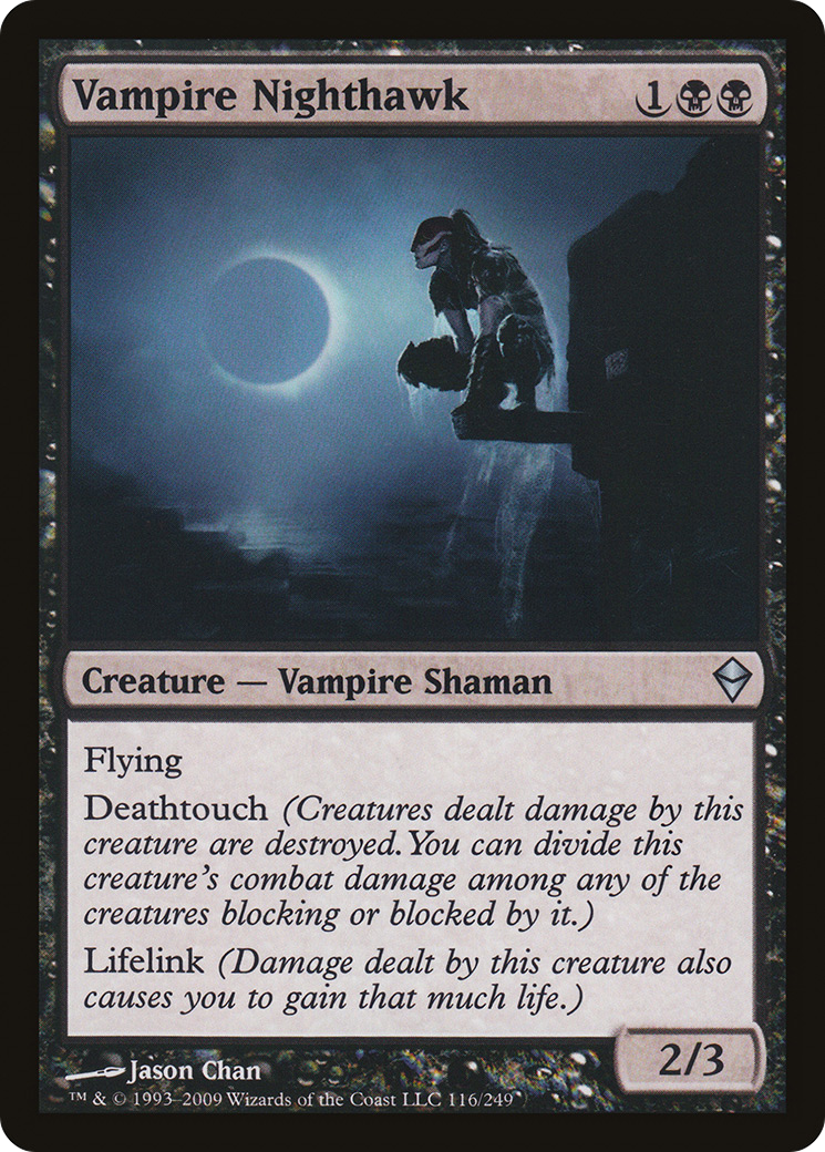 Vampire Nighthawk (ZEN-116) - Zendikar Foil - Premium MTG Single from Wizards of the Coast - Just $0.95! Shop now at Game Crave Tournament Store
