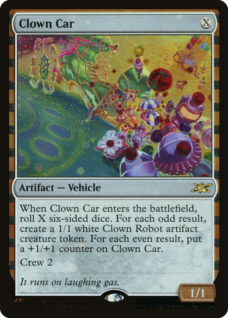 Clown Car (UNF-472) - Unfinity Foil - Premium MTG Single from Wizards of the Coast - Just $2.11! Shop now at Game Crave Tournament Store