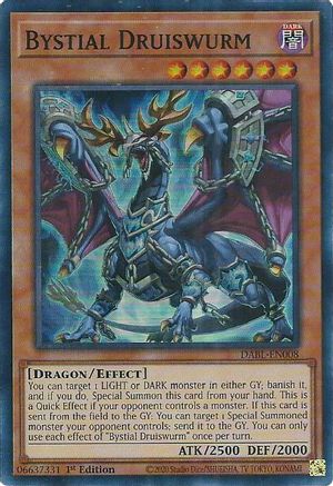 Bystial Druiswurm (DABL-EN008) - Darkwing Blast 1st Edition - Premium Yugioh Single from Konami - Just $2.52! Shop now at Game Crave Tournament Store
