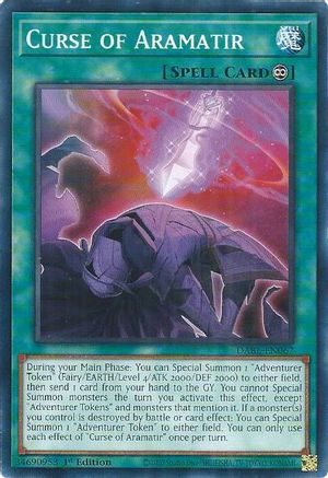 Curse of Aramatir (DABL-EN067) - Darkwing Blast 1st Edition - Premium Yugioh Single from Konami - Just $0.25! Shop now at Game Crave Tournament Store