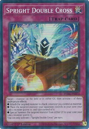 Spright Double Cross (DABL-EN074) - Darkwing Blast 1st Edition - Premium Yugioh Single from Konami - Just $0.40! Shop now at Game Crave Tournament Store