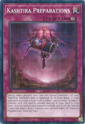 Kashtira Preparations (DABL-EN076) - Darkwing Blast 1st Edition - Premium Yugioh Single from Konami - Just $0.25! Shop now at Game Crave Tournament Store