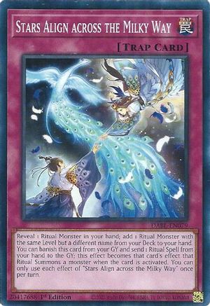 Stars Align across the Milky Way (DABL-EN079) - Darkwing Blast 1st Edition - Premium Yugioh Single from Konami - Just $0.25! Shop now at Game Crave Tournament Store