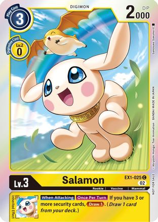 Salamon (Official Tournament Pack Vol. 7) (EX1-025) - Classic Collection Foil - Premium Digimon Single from Bandai - Just $0.12! Shop now at Game Crave Tournament Store