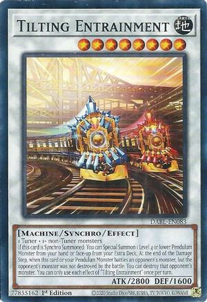 Tilting Entrainment (DABL-EN083) - Darkwing Blast 1st Edition - Premium Yugioh Single from Konami - Just $0.25! Shop now at Game Crave Tournament Store