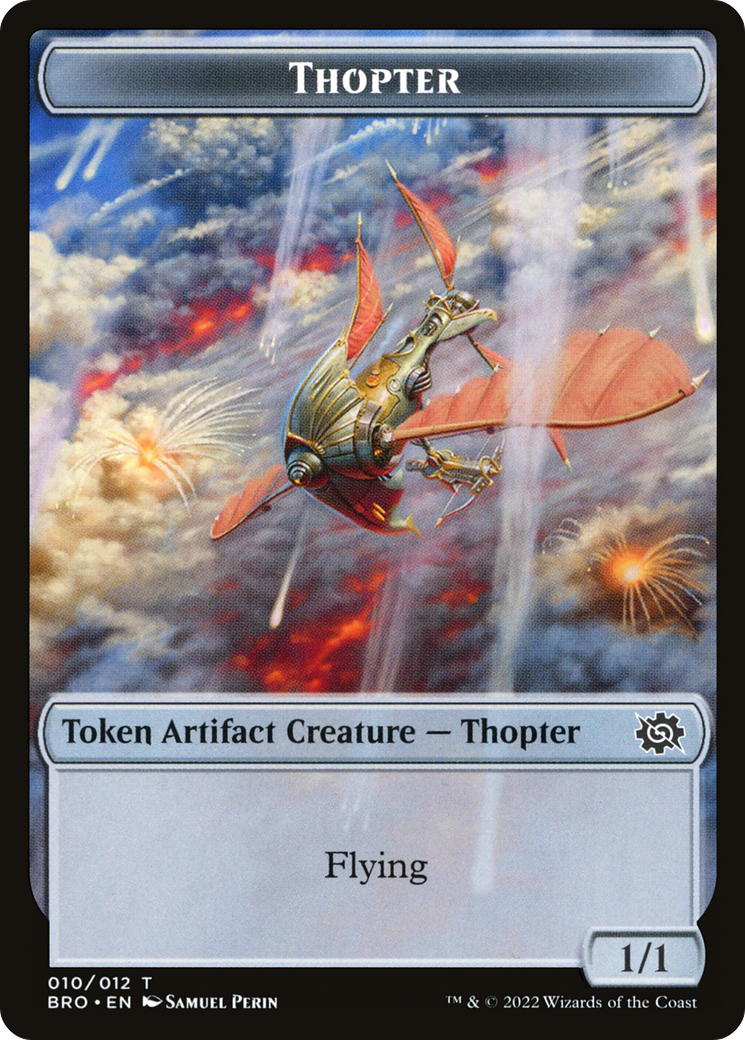Thopter (TBRO-010) - The Brothers' War Tokens - Premium MTG Single from Wizards of the Coast - Just $0! Shop now at Game Crave Tournament Store