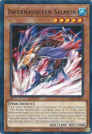 Infernalqueen Salmon (DABL-EN031) - Darkwing Blast 1st Edition - Premium Yugioh Single from Konami - Just $0.25! Shop now at Game Crave Tournament Store