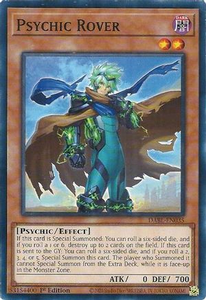Psychic Rover (DABL-EN035) - Darkwing Blast 1st Edition - Premium Yugioh Single from Konami - Just $0.25! Shop now at Game Crave Tournament Store