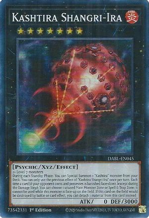 Kashtira Shangri-Ira (DABL-EN045) - Darkwing Blast 1st Edition - Premium Yugioh Single from Konami - Just $0.67! Shop now at Game Crave Tournament Store