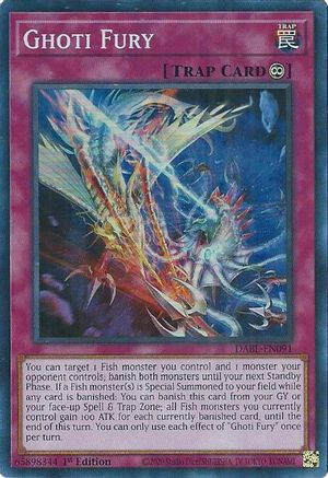 Ghoti Fury (DABL-EN091) - Darkwing Blast 1st Edition - Premium Yugioh Single from Konami - Just $0.25! Shop now at Game Crave Tournament Store