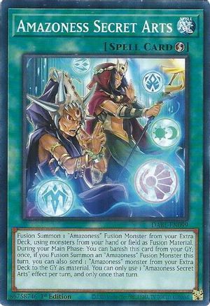 Amazoness Secret Arts (DABL-EN099) - Darkwing Blast 1st Edition - Premium Yugioh Single from Konami - Just $0.25! Shop now at Game Crave Tournament Store