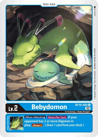 Bebydomon (BT10-002) - Xros Encounter - Premium Digimon Single from Bandai - Just $0.25! Shop now at Game Crave Tournament Store