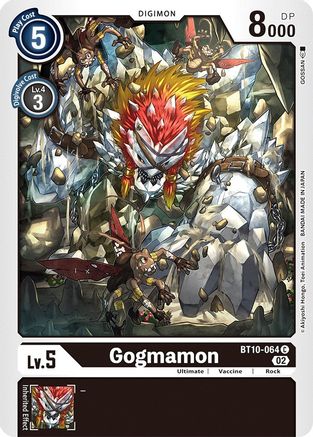 Gogmamon (BT10-064) - Xros Encounter - Premium Digimon Single from Bandai - Just $0.08! Shop now at Game Crave Tournament Store
