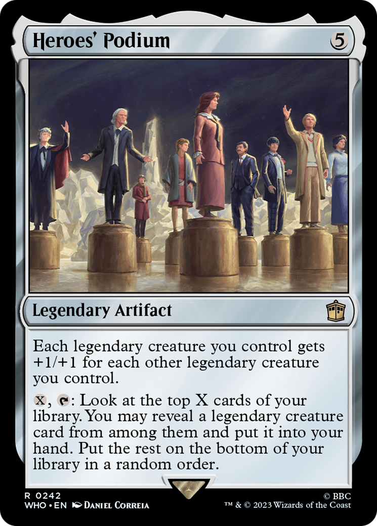 Heroes' Podium (WHO-242) - Doctor Who - Premium MTG Single from Wizards of the Coast - Just $0.25! Shop now at Game Crave Tournament Store