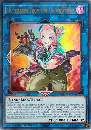 Muckraker From the Underworld (DABL-ENSP1) (DABL-ENSP1) - Darkwing Blast Limited - Premium Yugioh Single from Konami - Just $4.09! Shop now at Game Crave Tournament Store