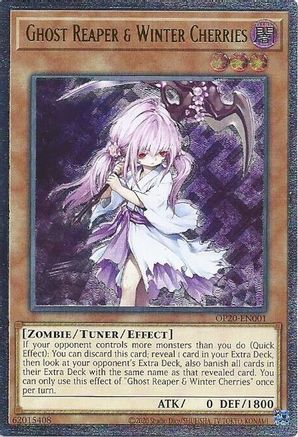 Ghost Reaper & Winter Cherries (OP20-EN001) - OTS Tournament Pack 20 Unlimited - Premium Yugioh Single from Konami - Just $8.18! Shop now at Game Crave Tournament Store