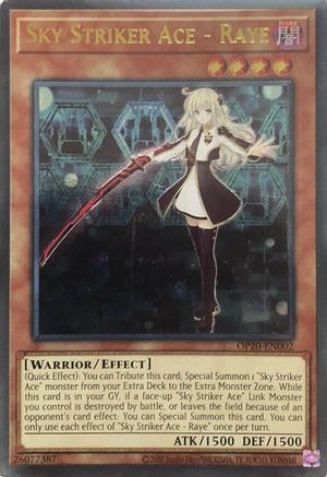 Sky Striker Ace - Raye (OP20-EN002) - OTS Tournament Pack 20 Unlimited - Premium Yugioh Single from Konami - Just $10.14! Shop now at Game Crave Tournament Store