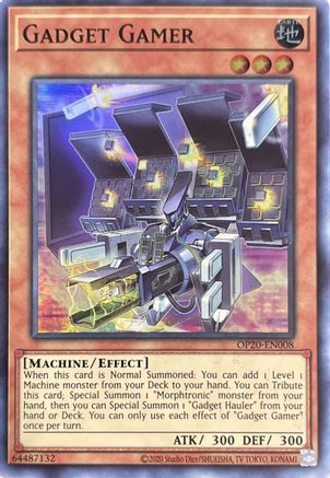 Gadget Gamer (OP20-EN008) - OTS Tournament Pack 20 Unlimited - Premium Yugioh Single from Konami - Just $0.23! Shop now at Game Crave Tournament Store