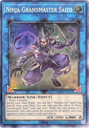 Ninja Grandmaster Saizo (OP20-EN010) - OTS Tournament Pack 20 Unlimited - Premium Yugioh Single from Konami - Just $0.28! Shop now at Game Crave Tournament Store