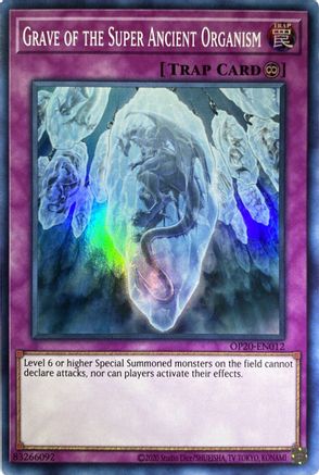 Grave of the Super Ancient Organism (OP20-EN012) - OTS Tournament Pack 20 Unlimited - Premium Yugioh Single from Konami - Just $0.25! Shop now at Game Crave Tournament Store