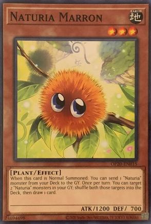 Naturia Marron (OP20-EN015) - OTS Tournament Pack 20 Unlimited - Premium Yugioh Single from Konami - Just $0.25! Shop now at Game Crave Tournament Store