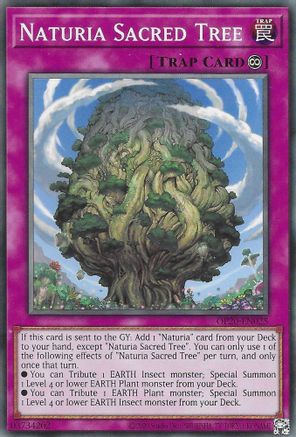 Naturia Sacred Tree (OP20-EN025) - OTS Tournament Pack 20 Unlimited - Premium Yugioh Single from Konami - Just $0.25! Shop now at Game Crave Tournament Store