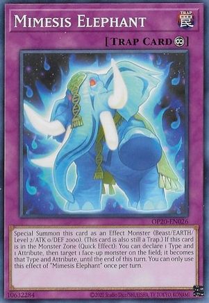 Mimesis Elephant (OP20-EN026) - OTS Tournament Pack 20 Unlimited - Premium Yugioh Single from Konami - Just $0.25! Shop now at Game Crave Tournament Store