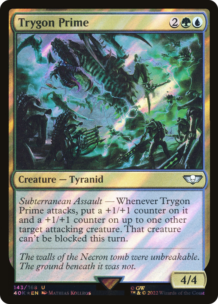 Trygon Prime (40K-143★) - Warhammer 40,000 Commander Foil - Premium MTG Single from Wizards of the Coast - Just $0.22! Shop now at Game Crave Tournament Store