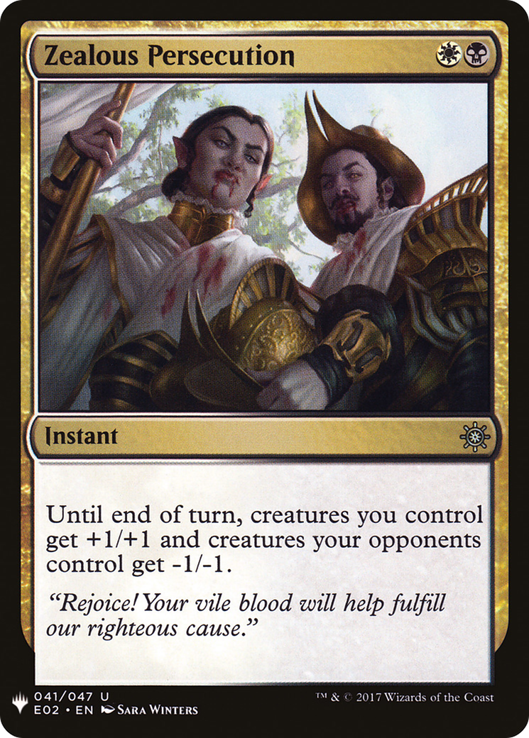 Zealous Persecution (MB1-1516) - Mystery Booster - Premium MTG Single from Wizards of the Coast - Just $0.08! Shop now at Game Crave Tournament Store