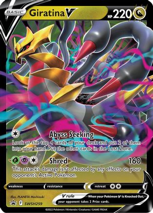 Giratina V SWSH259/307 - SWSH Black Star Promos Holofoil - Premium Pokemon Single from Nintendo - Just $0.94! Shop now at Game Crave Tournament Store