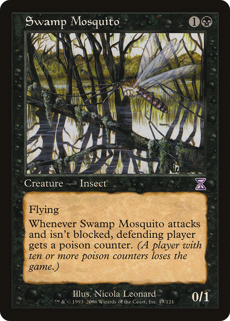 Swamp Mosquito (TSB-049) - Time Spiral Timeshifted Foil - Premium MTG Single from Wizards of the Coast - Just $2.84! Shop now at Game Crave Tournament Store